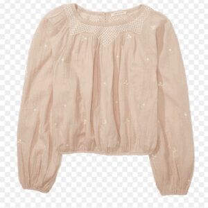 American eagle peasant top